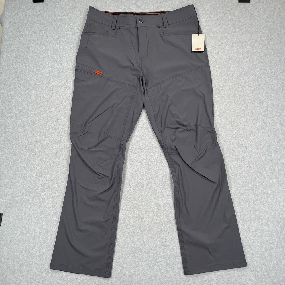 NEW Brunt Costello Ripstop Pants Mens 34x32 (36x31) Charcoal Workwear Utility